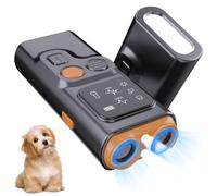 Syfunlv Dispositif Anti-Aboiement pour Chiens à Ultrasons Puissant,Appareil Anti-Aboiement LED,Anti Aboiement à Ultrasons Rechargeable,Adapté aux Chiens de Petite, Moyenne et Grande Taille (Noir)