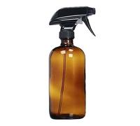 Syfunlv Flacon pulvérisateur en verre ambré vide, Bouteille à Vaporiser en Verre Ambré, Flacon Vaporisateur, Réutilisable, pour Produits de Nettoyage, Aromathérapie et Huiles Essentielles (500ML)