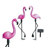 Syfunlv Lampe Solaire Exterieur Jardin, Lumière Solaire de Jardin de Flamant Rose, étanche IP55, lampe solaire LED Flamingo,52,5 x 22 x 6,5 cm, Solaire Pathway Lumière,Cadeau Femme.