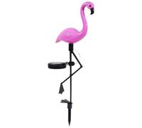 Syfunlv Lampe Solaire Exterieur Jardin, Lumière Solaire de Jardin de Flamant Rose, étanche IP55, lampe solaire LED Flamingo,52,5 x 22 x 6,5 cm, Solaire Pathway Lumière,Cadeau Femme.