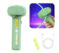 SYFUNLV Lanceur à Corde,Glow in The Dark Lasso,Lasso String Shooter pour Enfants,Hélice de Lanceur,Fidget Toy de Décompression,pour Chats Chiens Enfants Adultes (Vert)