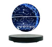 SYFUNLV Magnétique Lévitation Flottant Globe Tournant,Carte du Monde de Globe Rotatif à 360 °,Terrestre à Lévitation LED,pour Enfants,Veilleuses,Gadgets Techniques de Bureau (Lune)
