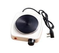 SYFUNLV Mini Poêle électrique 500 W,Cuisinière électrique Portable,Réchaud de comptoir de cuisson,5 Vitesses,Température Réglable,pour Thé, Café, Cuisine(Blanc)