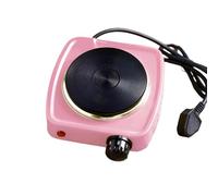 SYFUNLV Mini Poêle électrique 500 W,Cuisinière électrique Portable,Réchaud de comptoir de cuisson,5 Vitesses,Température Réglable,pour Thé, Café, Cuisine(Rose)