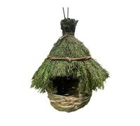 SYFUNLV Nichoirs à Oiseaux Sauvages,Nid d'oiseau en Paille tissée à la Main,Maison d'oiseau Suspendue,écloserie, 30x20cm,Décoration Terrasse,pour Perroquet,canari,Pinson,calopsitte
