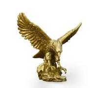 Syfunlv Sculpture Aigle en Résine,Décoratif Créatif Statue Moderne,Collection Artisanat Ornemen,Statue d'art Abstrait Figurines à Collectionner,pour Salon,Bureau,Bibliothèque,Entrée(M)