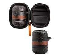 Syfunlv Service à Thé de Voyage Portable, Mini Théière de Voyage en céramique Kung Fu, Voyage Portable Kung-Fu en céramique, avec 1 Pot et 2 Tasses, Voyage, Cadeaux,Bureau,Maison