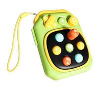Syglawnd Activités d'apprentissage pour Les Tout-Petits, Jouet sensoriel pour Enfants, Jeu Portable avec Son (Vert), Jeux de société