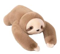 Syglawnd Animal en Peluche lesté, Paresseux lesté 45 cm, Mignon Oreiller en Peluche Paresseux Marron pour Enfants et Adultes