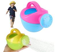 Syglawnd Arrosoir de Plage pour Tout-Petits, arrosoirs pour Enfants, 2 pièces, Jouet en Plastique, Jouets de Bain Amusants, Jardinage éducatif pour Enfants (Couleur aléatoire) pour Un Usage Quotidien