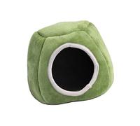 Syglawnd Lit de Maison pour Hamster, lit pour Cochon d'Inde, cachette pour hérisson, nid de Hamster Chaud d'hiver, Maison Lavable pour Petits Animaux pour Les Vacances 'Hiver