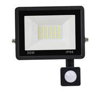 Syglawnd Lumière de capteur de mouvement lumière sécurité extérieure 30W capteur étanche inondation pour jardin d'escalier, sécurité