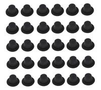 Syglawnd Petit Chapeau Haut de Forme, Mini Chapeau Haut de Forme, 30 pièces 2, 7 Pouces en Plastique Flocage, Mignon Bricolage Minuscule pour poupée Bonhomme Neige, Cupcakes, gâteaux, Artisanat