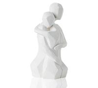 Syglitter Couple embrassant une statue en céramique, ornements pour salon, étagères, sculptures d'art à la coupe croisée, décoration d'intérieur, accessoires décoratifs pour la maison, décorations de