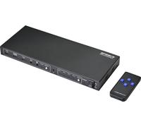 Renkforce 4 ports Commutateur KVM HDMI USB 3840 x 2160 Pixel, 4096 x 2160 Pixel