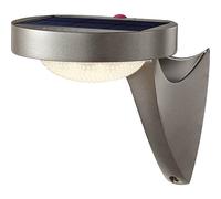 sygonix Applique solaire extérieure avec détecteur de mouvement SY-4673532 10 W blanc chaud gris (mat)