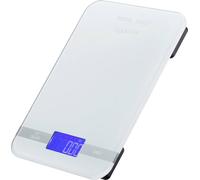 Sygonix Balance de cuisine numérique numérique Plage de pesée (max.)=5 kg transparent, blanc 165 x 220 x 20