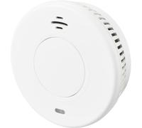 Sygonix EN14604 Détecteur de fumée sans fil autonomie 10 ans, interconnectable à pile(s) (Ø x H) 105 mm x 36 mm