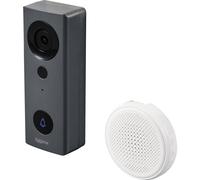 Sygonix Interphone vidéo IP Wi-Fi, radio gris, blanc