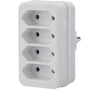 Sygonix SY-4673748 Bloc multiprise blanc