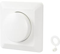 Sygonix SY-4697894 Variateur rotatif Adapté pour ampoule: Lampe halogène, Lampe LED, Ampoule électrique