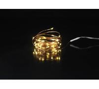 Sygonix SY-4722048 Mini guirlande lumineuse pour l'intérieur à pile(s) Nombre de lumière 40 LED blanc chaud Longueur éclairée