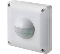 Sygonix SY-4755364 mural, encastré Détecteur de mouvements PIR 190 ° TRIAC blanc IP65