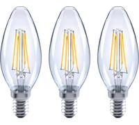 Sygonix SY-4945174 LED CEE E (A - G) E14 forme de flamme 4 W = 40 W blanc chaud (Ø x H) 35 mm x 100 mm 3 pc(s)