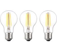Sygonix SY-4945176 LED CEE E (A - G) E27 6.5 W = 60 W blanc chaud (Ø x H) 60 mm x 105 mm à filament, non dimmable 3 pc(s)