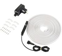 Sygonix SY-4980312 Ruban LED avec connecteur mâle 230 V 5 m RVB, blanc chaud 1 pc(s)