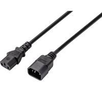 Sygonix SY-5044234 appareils IEC Rallonge noir 3.50 m