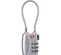 Sygonix SY-5044450 Câble antivol 33 mm TSA argent avec serrure à combinaison