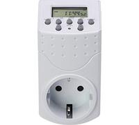 Sygonix SY-5045300 Minuterie pour prise électrique numérique programme hebdomadaire 1800 W IP20 fonction compte-à-rebours
