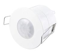 Sygonix SY-5251906 Plafond, encastré Détecteur de Mouvement pour Plafond 360 ° Relais Blanc IP65