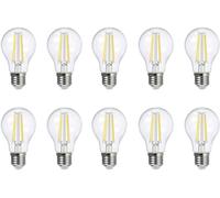 Sygonix SY-5275992 LED CEE E (A - G) E27 forme de poire 7.3 W = 60 W blanc chaud (Ø x H) 60 mm x 104 mm non dimmable 10 pc(s)