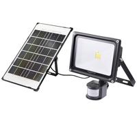 Sygonix SY-5461110 Spot solaire avec détecteur de mouvements 30 W blanc neutre noir