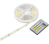 Sygonix SY-5773492 Ruban LED (Set complet) avec connecteur mâle 230 V 5 m blanc chaud à blanc lumière du jour 1 pc(s)