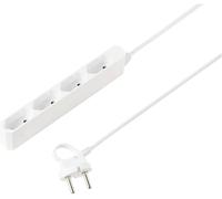 Sygonix SY-5806878 Multiprise x4 blanc fiche Euro 1 pc(s)