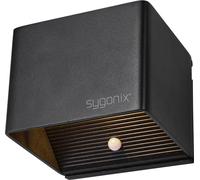Sygonix SY-6053268 Applique LED avec détecteur de mouvement LED LED intégrée 2 W noir