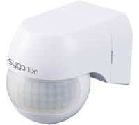 Sygonix SY-6118230 suspendu, montage apparent (en saillie) Détecteur de mouvements PIR 180 ° relais blanc IP44
