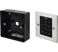 Sygonix SY-6121664 Clavier à code avec RFID encastré, montage apparent (en saillie) 12 V/DC, 18 V/DC IP66 avec clavier éclairé, avec écran tactile