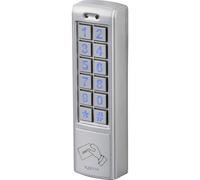 Sygonix SY-6421352 Clavier à code avec RFID montage en saillie 12 V DC/AC, 24 V DC/AC IP66 avec clavier éclairé