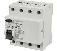 Sygonix SY-6438018 SYG-RCCB 3P+N/A40/10kA/30mA Interrupteur différentiel à