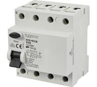 Sygonix SY-6438024 SYG-RCCB 3P+N/A63/10kA/300mA Interrupteur différentiel à courant résiduel A 4 pôles 63 A 0.3 A 400 V/AC