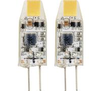 Sygonix SY-6442038 LED CEE F (A - G) G4 1 W = 10 W blanc chaud (Ø x L) 10 mm x 30 mm 2 pc(s)