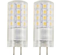 Sygonix SY-6442042 LED CEE F (A - G) GY6.35 forme de poire 4.5 W = 40 W blanc chaud (Ø x L) 18 mm x 50 mm 2 pc(s)