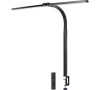 Sygonix SY-6735644 Lampe LED de bureau avec pince LED LED 24 W CEE: F (A - G) noir