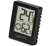 Sygonix Thermo-hygromètre noir SY-5268502