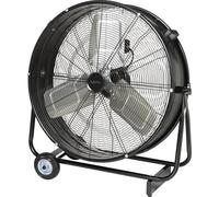 Sygonix Ventilateur de sol 330 W (Ø x H) 745 mm x 776 mm Noir Pivotant