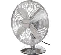 Sygonix Ventilateur de table 35 W (Ø x H) 335 mm x 400 mm chrome oscillant